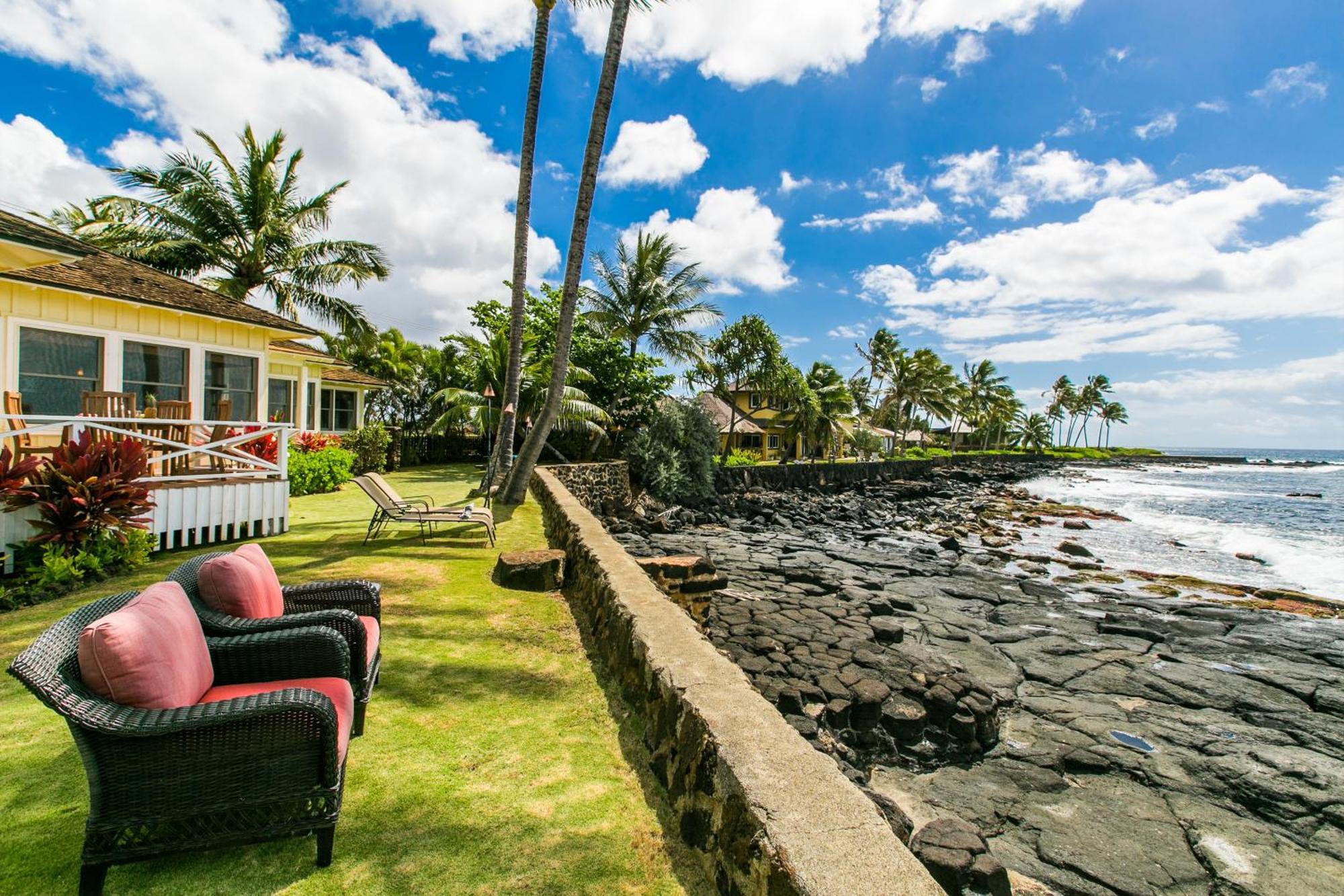2Br Oceanfront Cottage In Poipu- Alekona Kauai Koloa Luaran gambar